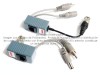 Extensor Balun de Video & Audio c/energía 100 m Cat5e/6 CCTV